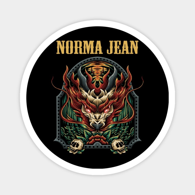 NORMA JEAN BAND Magnet by MrtimDraws